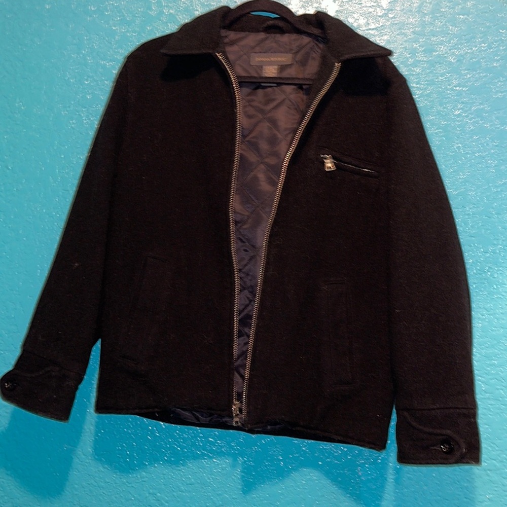 Banana republic black jacket coat